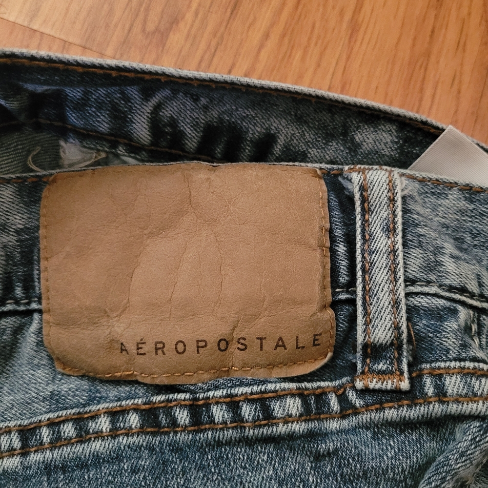 Aeropostale Slim Straight Jeans Men’s 32x32 Medium Wash Straight Leg Denim - Picture 6 of 7